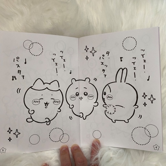 Cute Coloring Book From Japan. Multicolors. Animal Print - Picture 3 of 5
